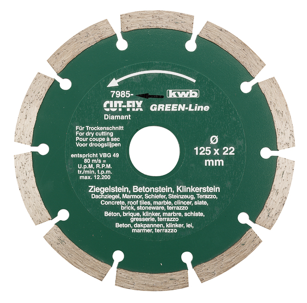 DIAMANTSCHIJF GREEN LINE 115 KWB