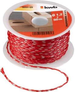 METSELKOORD ROOD 50M 1.2MM KWB 925125