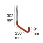 GEREEDSCHAPHAAK M:302X250X91 DY222039