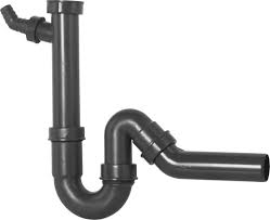 SIFON SPOELBAK 6/4X40MM GRIJS M.WASM