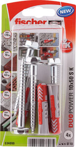 PLUG 10X50 DUOPOWER ZB + SCHROEF PK