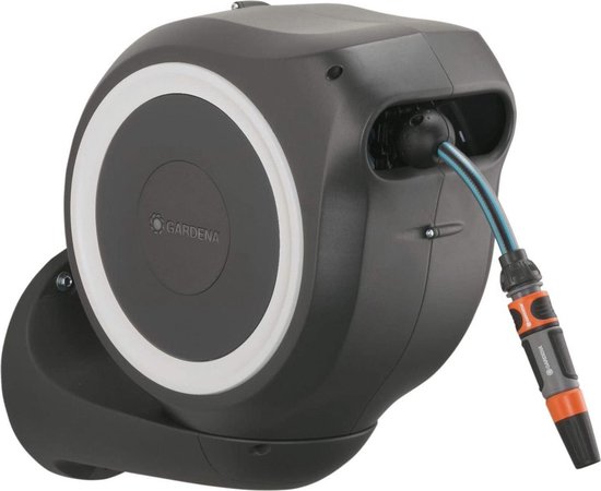 WANDSLANGENBOX 15M ROLLUP S WIT