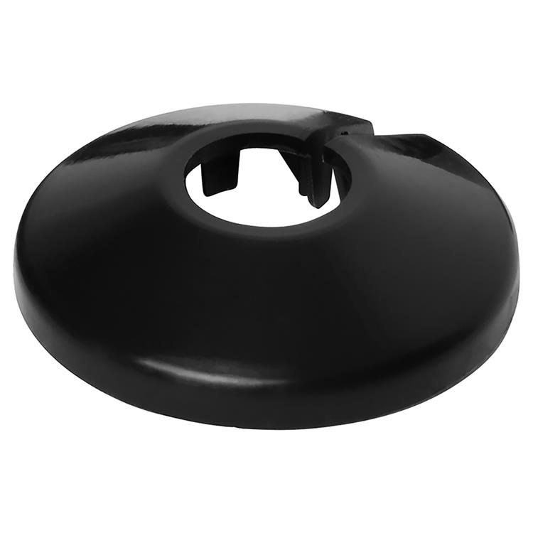 BUISROZET 22MM ZWART 2 STUKS SANIVESK