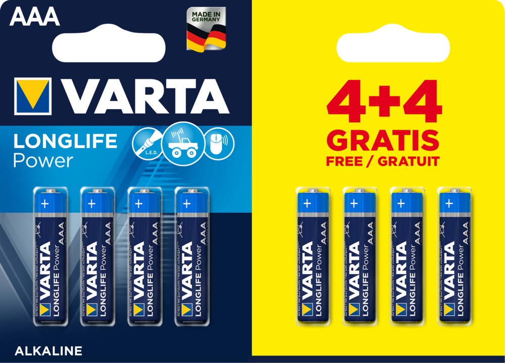 BATTERIJ VARTA 4903 AAA LONGLIFE ZB8