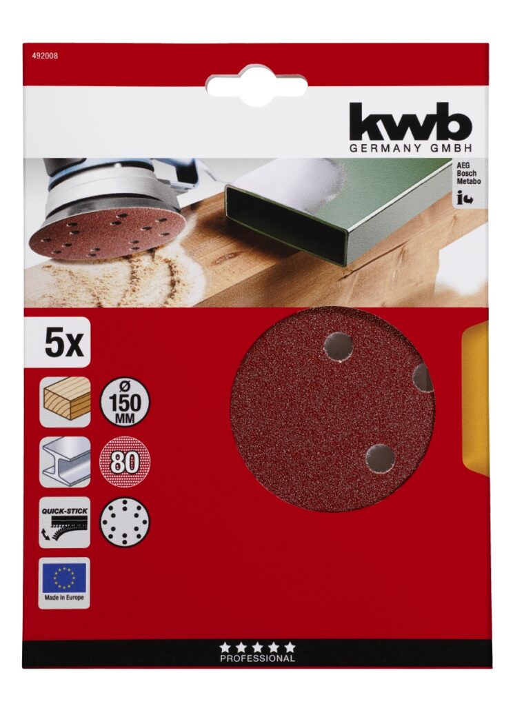 SCHUURSCHIJF 150MM K 80 KWB 492008