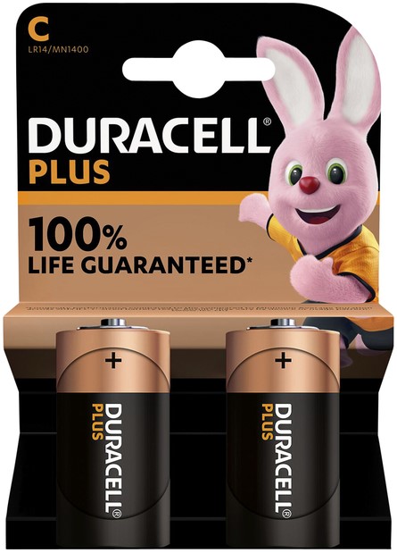 BATTERIJ DURA ALKAL.PLUS C/LR14 ZB2