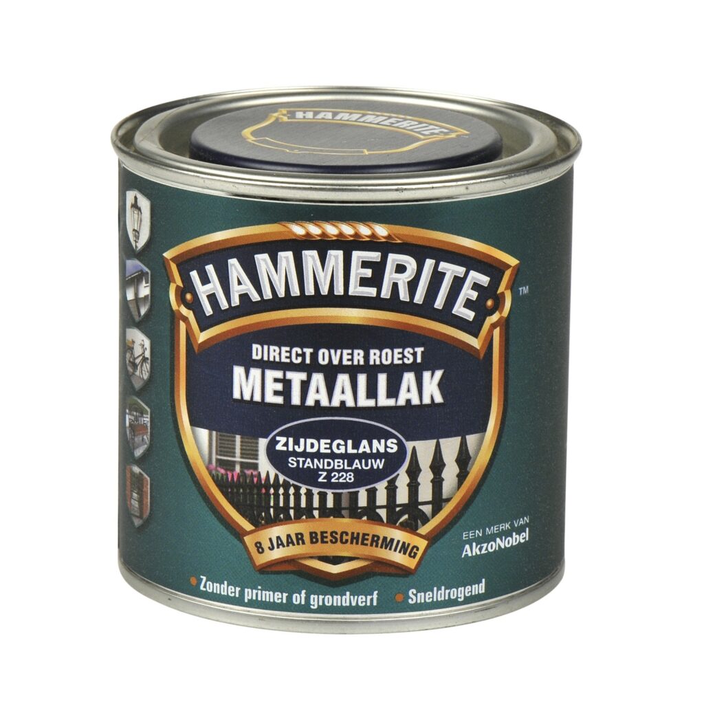 HAMMERITE 250ML ST.BLAUW ZIJDEGLANS