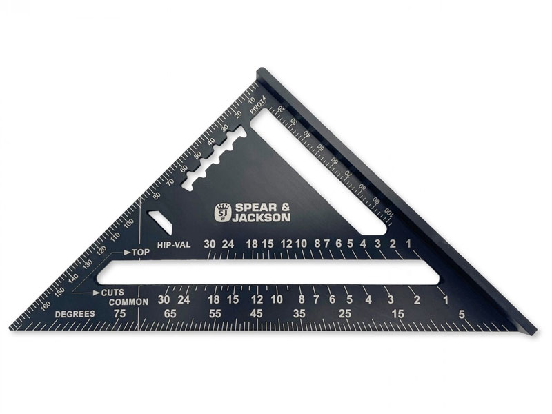 MEETDRIEHOEK 180MM S&J