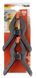 LIJMKLEMMEN 100MM 2ST. KUNSTSTOF