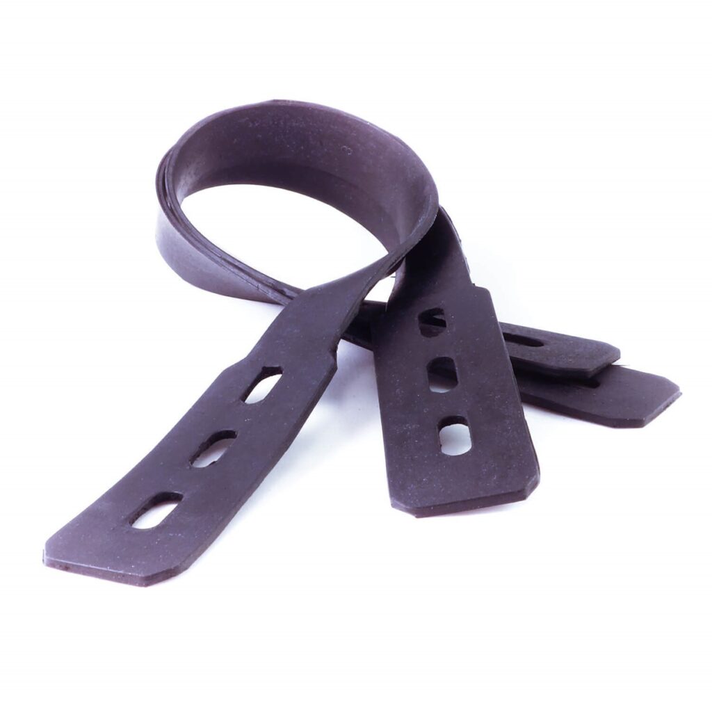 RIEMPJE KNIEBESCHERM. 410 RUBBER