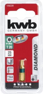 BITS T20 25MM DIAMOND KWB 126220