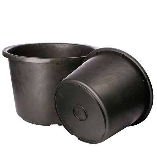 METSELKUIP  30 LITER ZWART