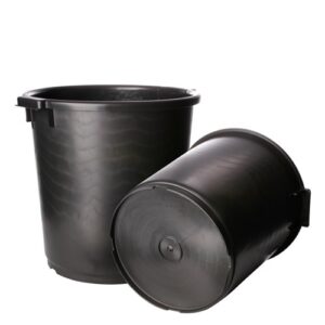 METSELKUIP 35 LITER ZWART 4351