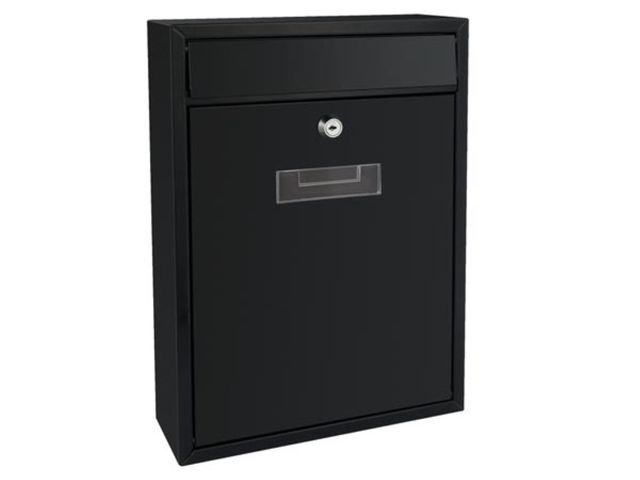 BRIEVENBUS IBIZA ZWART 36X26X8CM