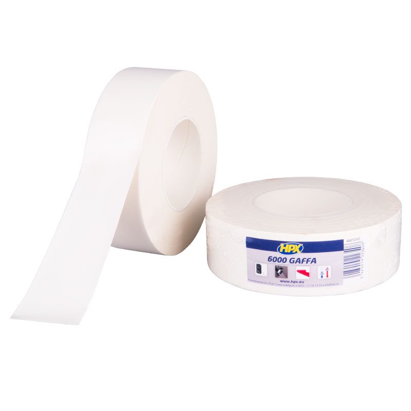 GAFFER 6000 TAPE WIT 50MM 25M
