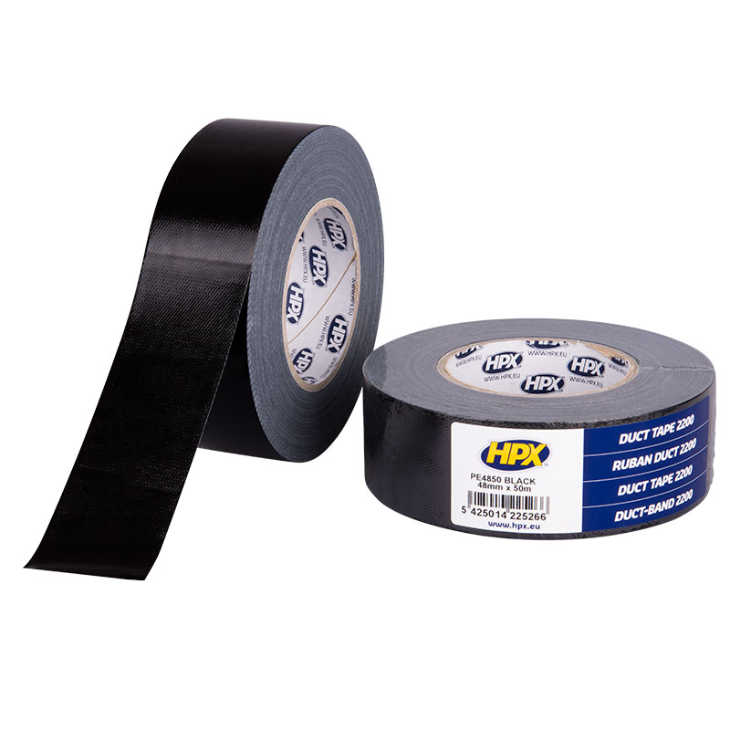 DUCTTAPE 2200 ZWART 48MM 50M. HPX