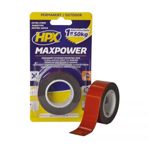 MAX POWER BEVEST.TAPE ZWART 19MM 5M