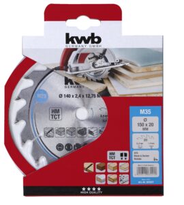 CIRKELZAAGBLAD 150X20MM 20T KWB