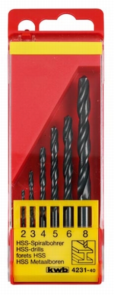 HSS BORENSET  6D 2-8MM KWB 423140