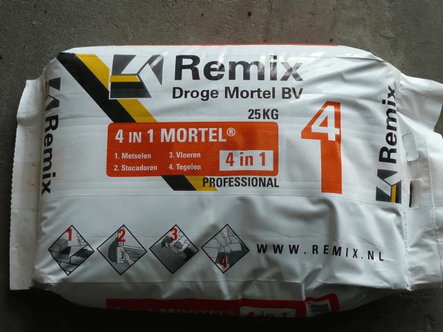 MORTEL 4-IN-1 MIX 25KG REMIX