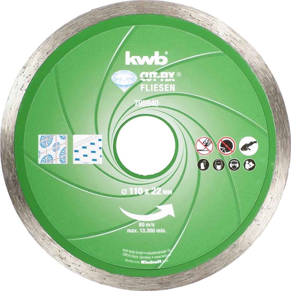 DIAMANT TEGELSCHIJF 110MM KWB 795940