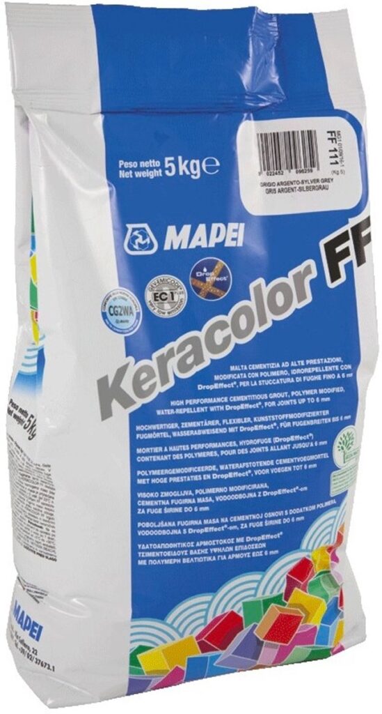 VOEGMORTEL ZILVERGRIJS FF111 5KG KERA