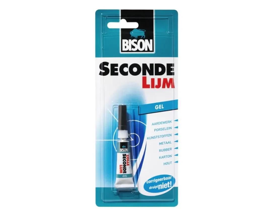 SECONDENLIJM GEL 3 GRAM BISON