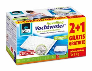 VOCHTVR.VULLING GEURLOOS 3X1KG BISON