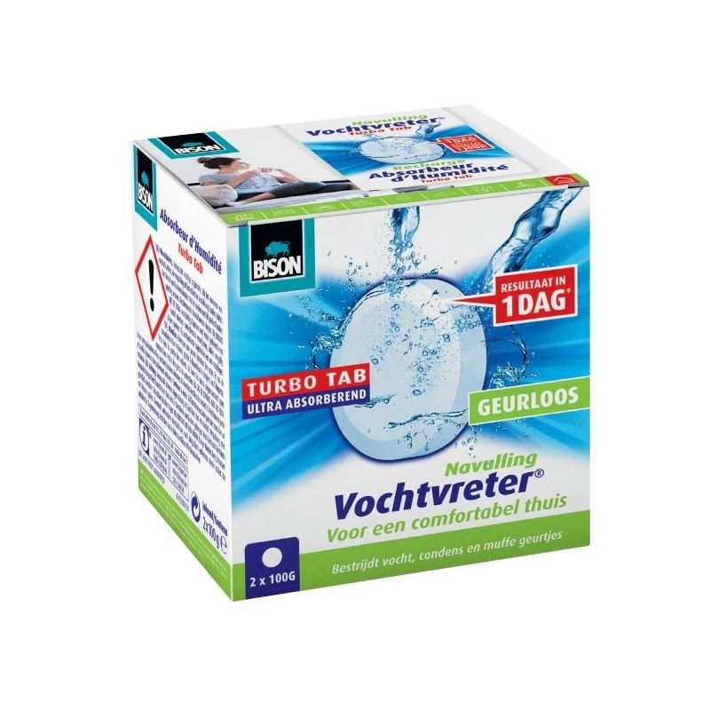 VOCHTVRETER BISON NEUTRAAL BOX 100G