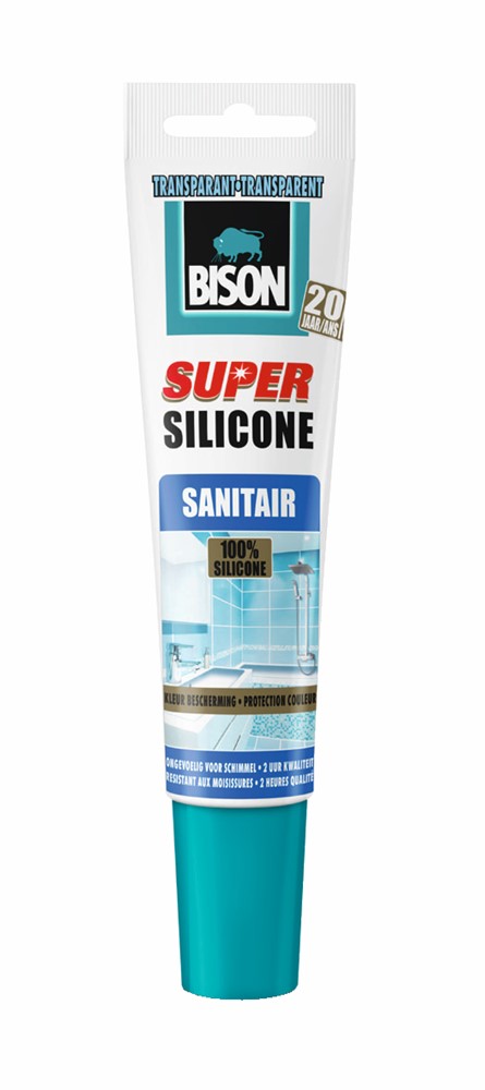 SILICONEN SAN. WIT TUBE 150ML BISON