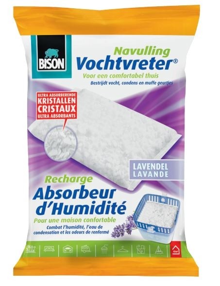 VOCHTVRETERVUL. 450 GRAM LAVENDEL