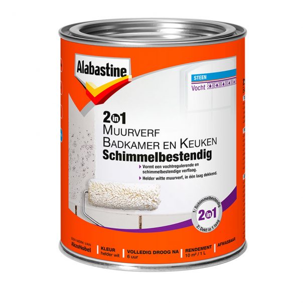 BADKAMERVERF 1 LITER ALABASTINE