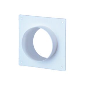 BUISVERB.M/MUURPLAAT 125MM PLIEGER