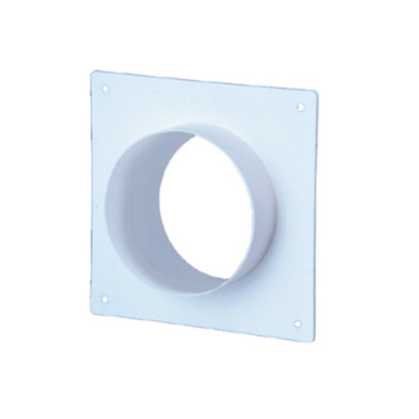 BUISVERB.M/MUURPLAAT 125MM PLIEGER