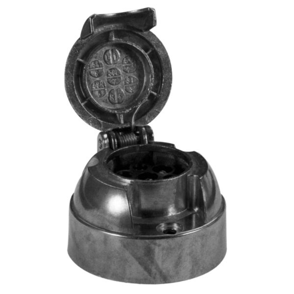 STEKKERDOOS 7 POLIG METAAL CARPOINT