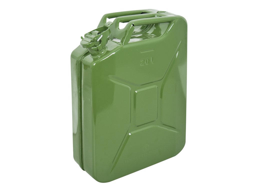 JERRYCAN STAAL 20L. GROEN