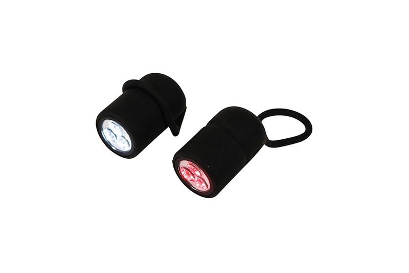 FIETSVERLICHTINGSSET SILICONEN 3LED