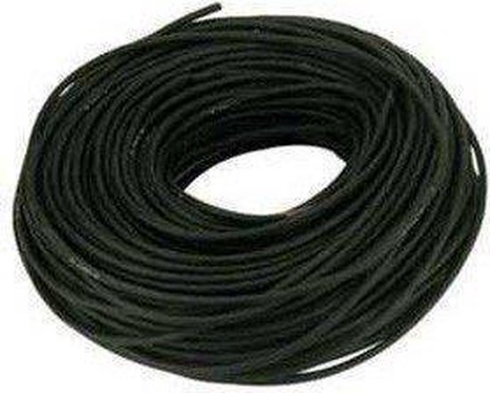 RUBBER SNOER 5X2.5 ZWART ROL 35M