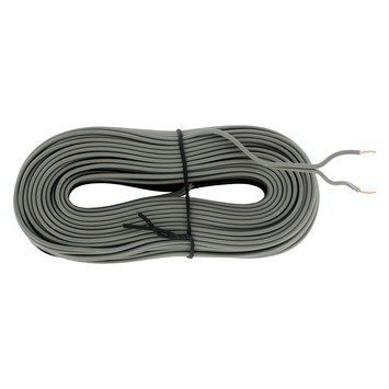 LUIDSPREKERSNOER 2X0.25MM 25M GRIJS