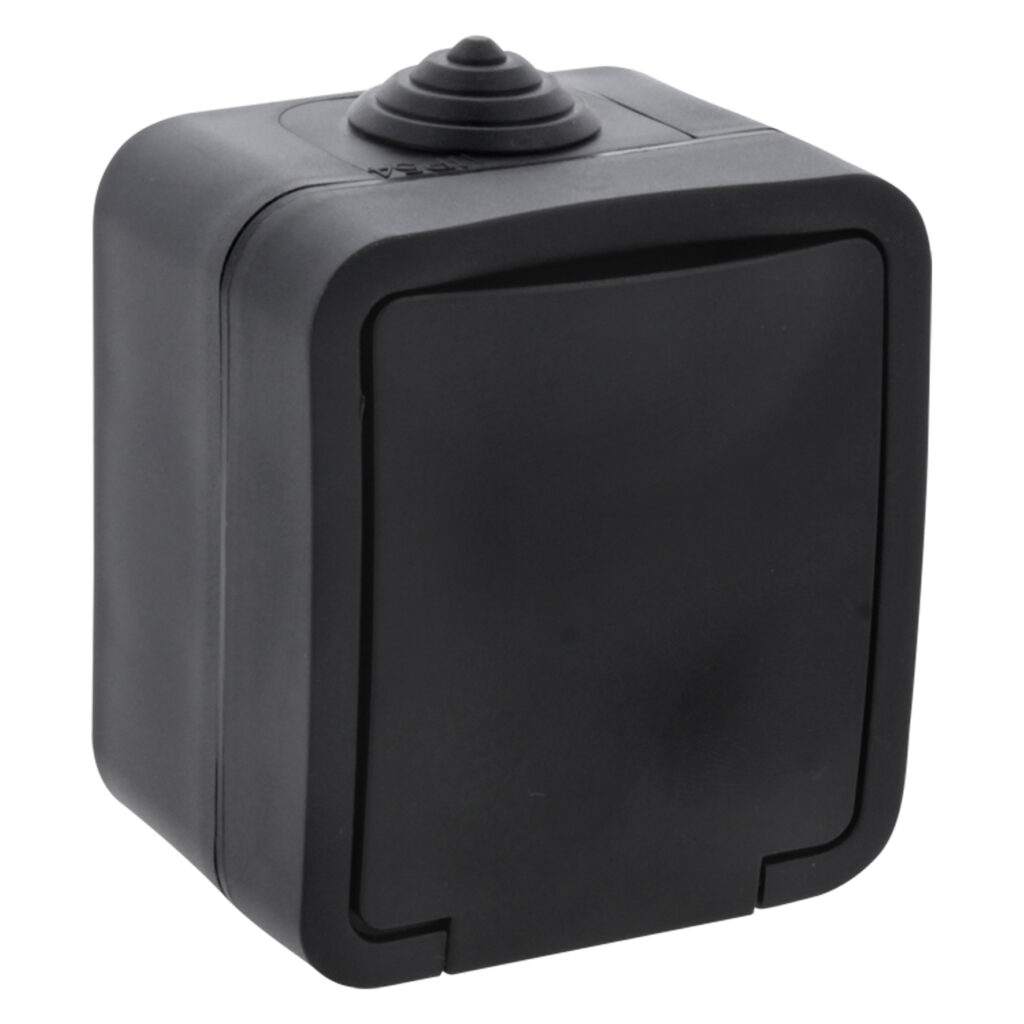 CONTACTDOOS SWD ENKEL ZWART