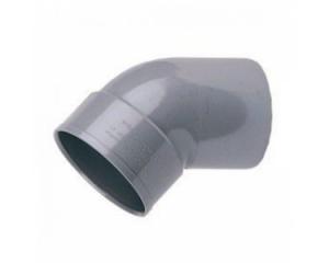 PVC BOCHT 1XLM 45GR  50MM GRIJ