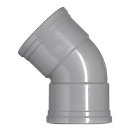 PVC BOCHT 2XMANCHET 45GR 125MM