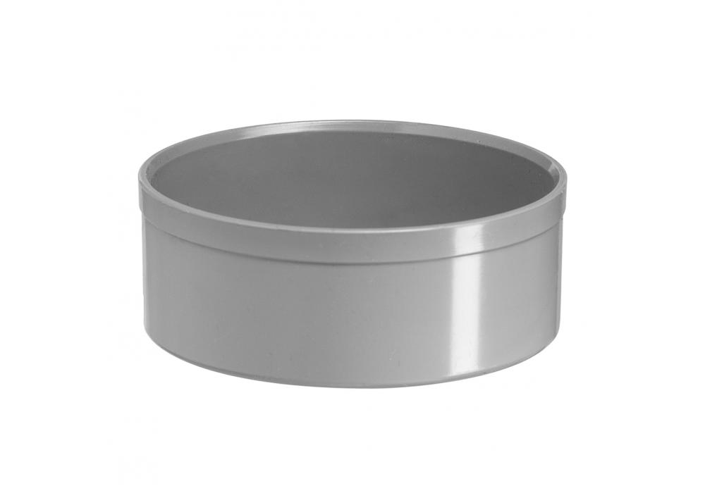 PVC EINDKAP OM/BUIS  32MM GRIJ