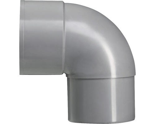 PVC BOCHT M/VJ  87GR  60MM GRIJS