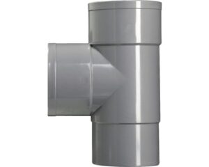 PVC T-STUK  60MM MVJ 87GR GRIJS HWA