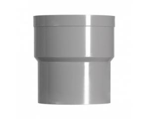 PVC VERB.MOF M/VJ 100MM GRIJS