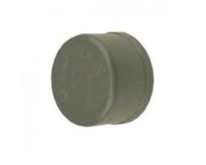 PVC EINDKAP OM/BUIS 100MM GRIJ