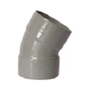 PVC BOCHT 2XLM 30GR 110MM GRIJ