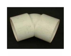 PVC BOCHT 2XLM 90GR  32MM WIT