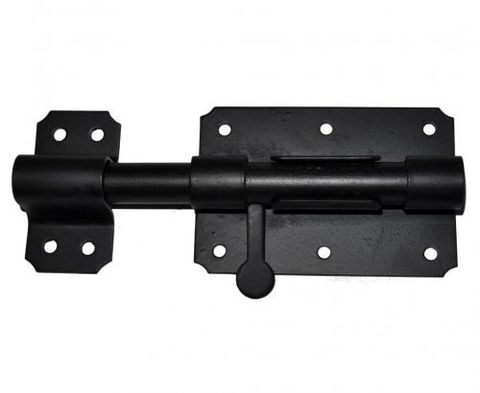 PLAATGRENDEL 80X60MM ZWART